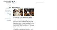 Desktop Screenshot of en.bda-bund.de