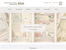 Tablet Screenshot of bda-bund.de